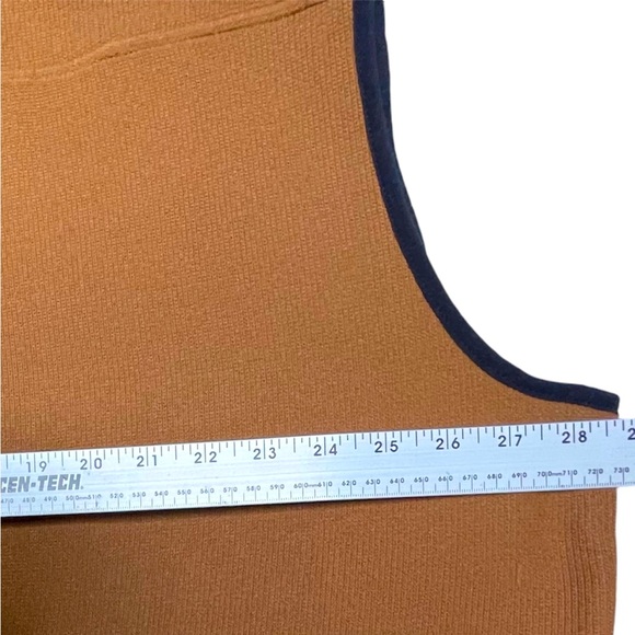 Carhartt Vest Mens Medium Brown Full Zip Fleece Workwear - Picture 8 of 8